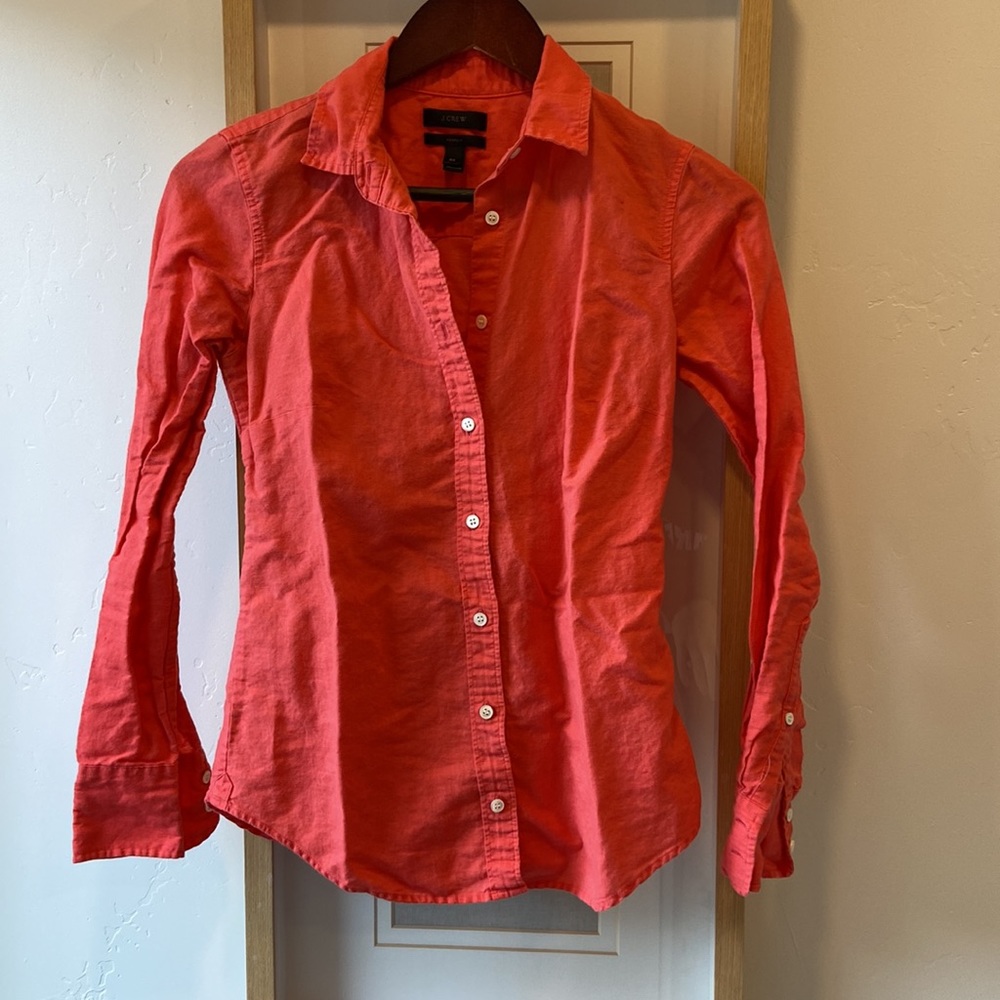 J Crew Linen ‘Perfect Shirt’ - Picture 4 of 11